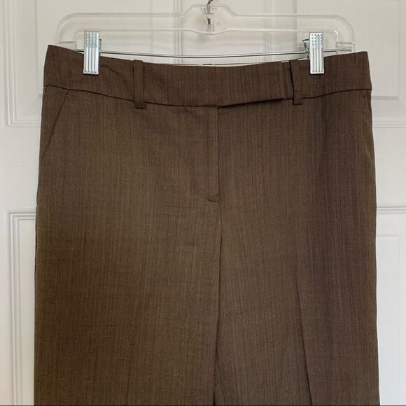 Ann Taylor Petite Signature Herringbone Trousers - Picture 2 of 7